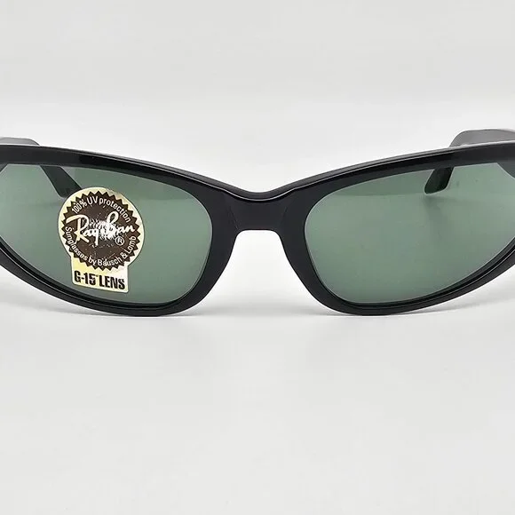 Ray-Ban B&L W1924 XVAR Black Frame G-15 Green Glass Lens Cat Eye Sunglasses 55mm Ray-Ban B&L W1924 XXAR Black Frame G-15 Green Glass Lens Cat  main image 4